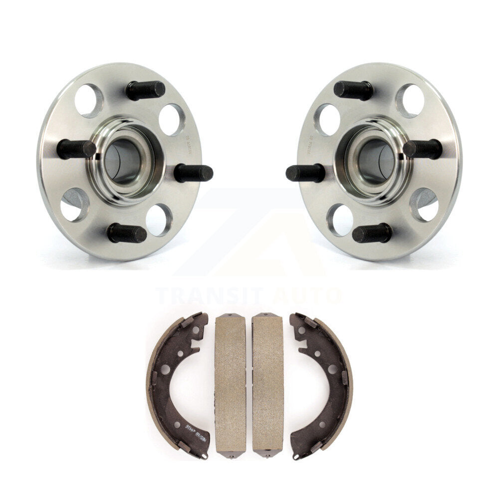 Brake Drum Shoes And Wheel Hub Bearing Assembly Rear Kit For Honda Civic