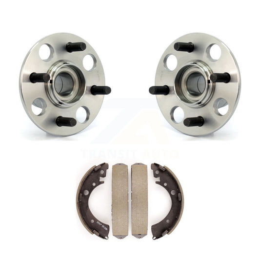 Brake Drum Shoes And Wheel Hub Bearing Assembly Rear Kit For Honda Civic