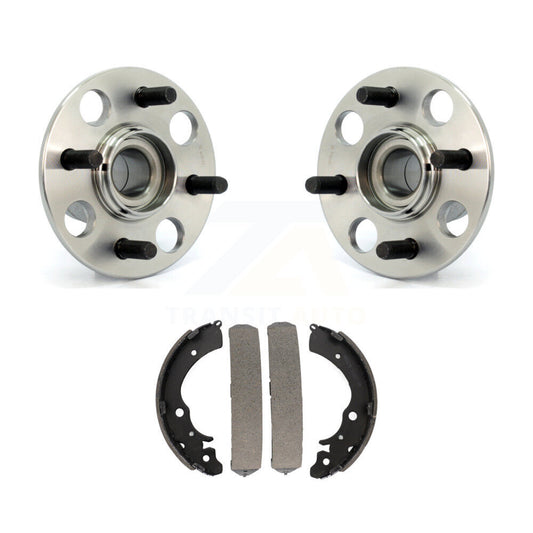Brake Drum Shoes & Hub Bearing Rear Kit For 03-05 Honda Civic Hybrid with Sedan