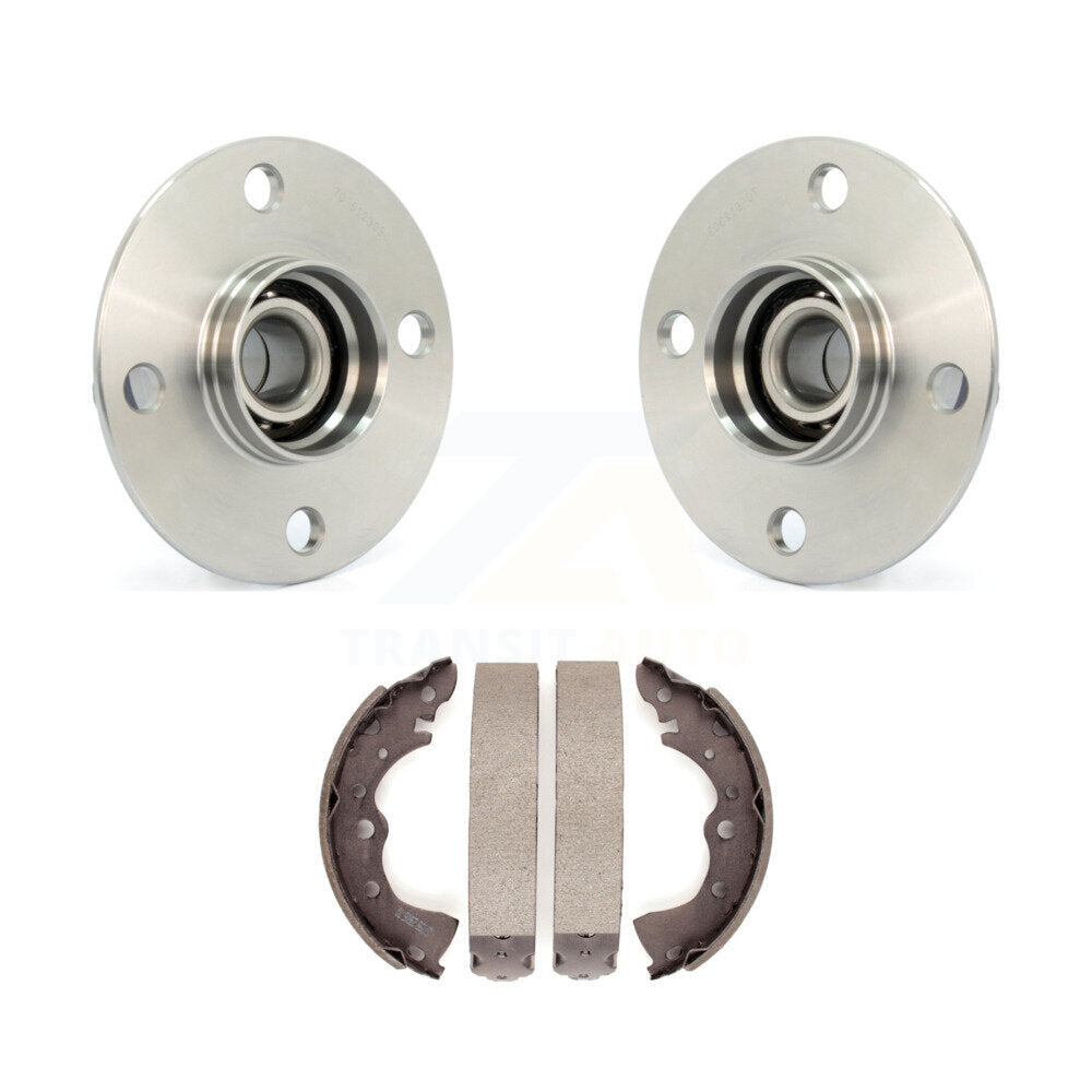 Brake Drum Shoes And Wheel Hub Bearing Rear Kit For 2002-2006 Nissan Sentra 1.8L