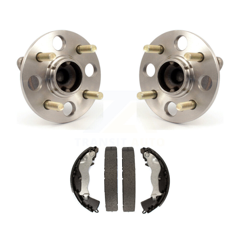 Brake Drum Shoes & Hub Bearing Rear Kit For Hyundai Accent Kia Rio Rio5 Non-ABS