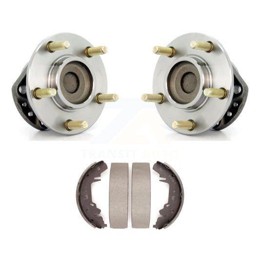 Brake Drum Shoes & Hub Bearing Rear Kit For Dodge Caravan Grand Chrysler Town