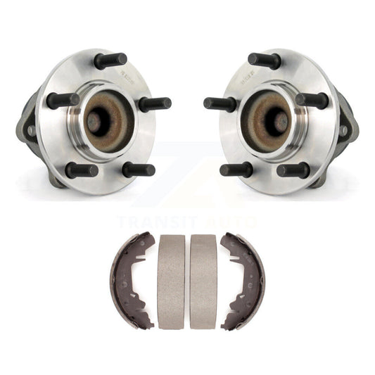 Brake Drum Shoes & Hub Bearing Rear Kit For Dodge Caravan Grand Chrysler Town