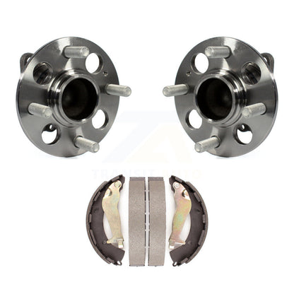 Brake Drum Shoes And Hub Bearing Assembly Rear Kit For 2012-2017 Hyundai Accent