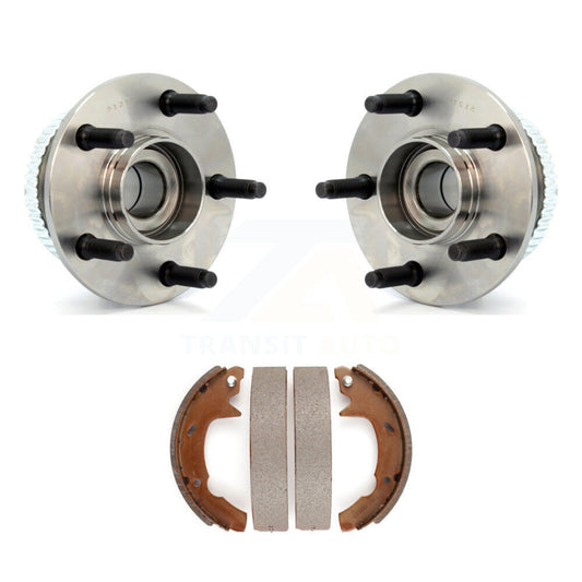 Brake Drum Shoes And Hub Bearing Assembly Rear Kit For Ford Taurus Mercury Sable