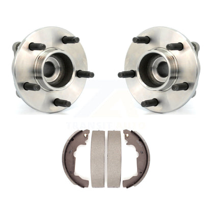 Brake Drum Shoes & Hub Bearing Rear Kit For Saturn Vue Pontiac Torrent Chevrolet
