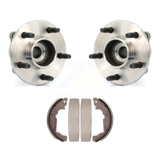 Brake Drum Shoes & Hub Bearing Rear Kit For Saturn Vue Pontiac Torrent Chevrolet