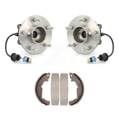Brake Drum Shoes & Hub Bearing Rear Kit For Saturn Vue Chevrolet Equinox Pontiac