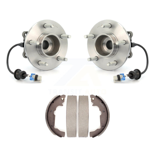 Brake Drum Shoes & Hub Bearing Rear Kit For Saturn Vue Chevrolet Equinox Pontiac