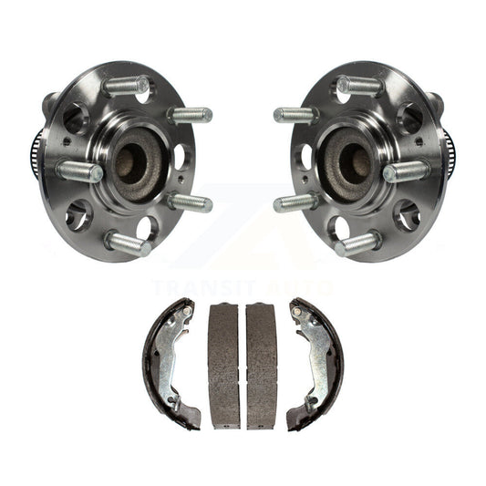 Brake Drum Shoes And Hub Bearing Rear Kit For 2008-2010 Hyundai Elantra Non-ABS