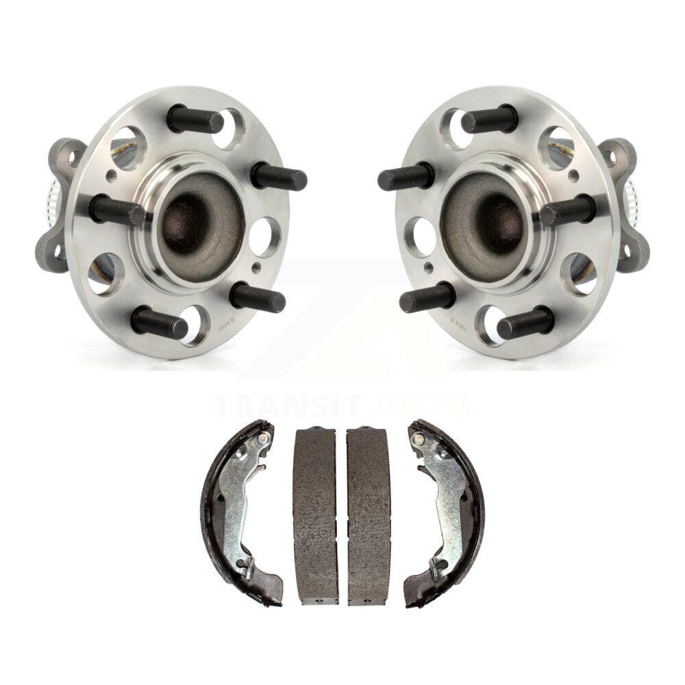 Brake Drum Shoes And Wheel Hub Bearing Assembly Rear Kit For Hyundai Elantra