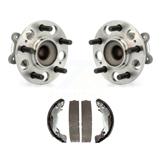 Brake Drum Shoes And Wheel Hub Bearing Assembly Rear Kit For Hyundai Elantra