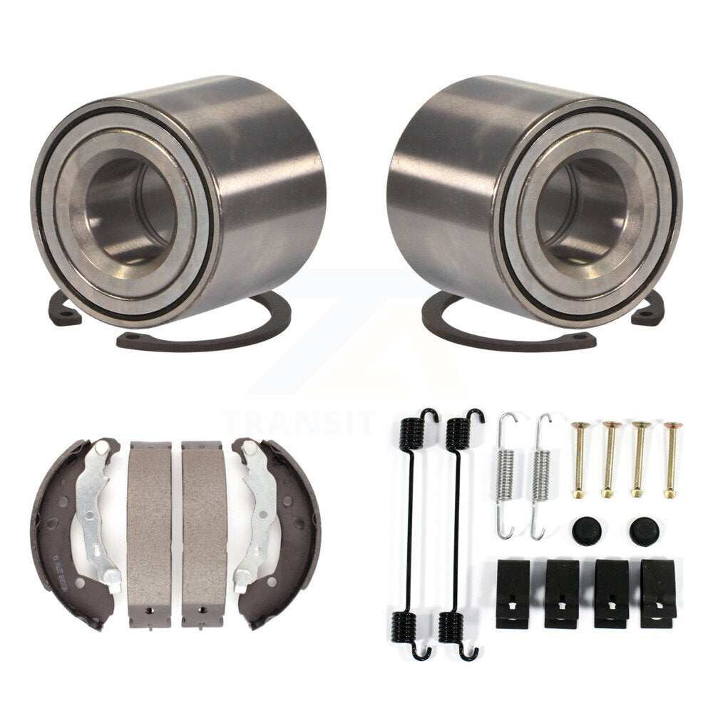 Drum Brake Shoe & Hardware And Bearing Rear Kit For Nissan Micra Versa Note