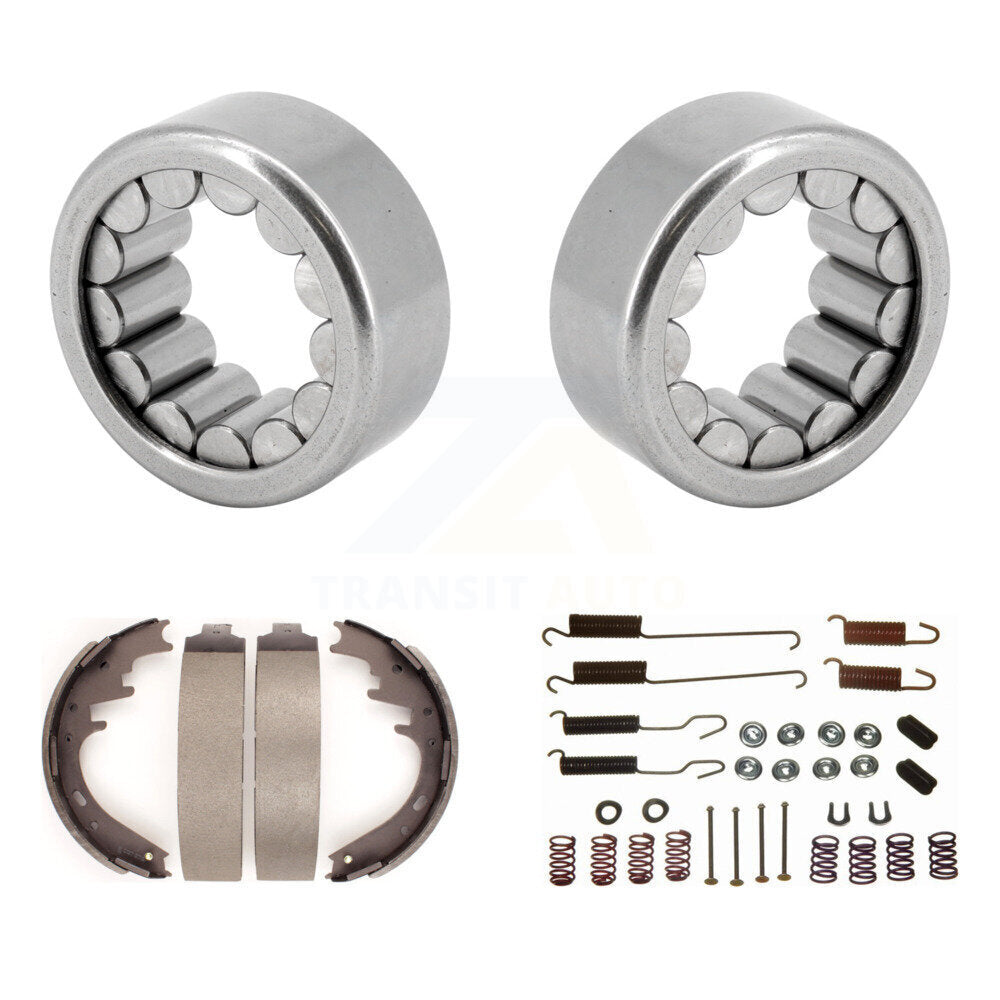 Drum Brake Shoe & Hardware Bearing Rear Kit For Ford F-150 Dodge Ram 1500 Van