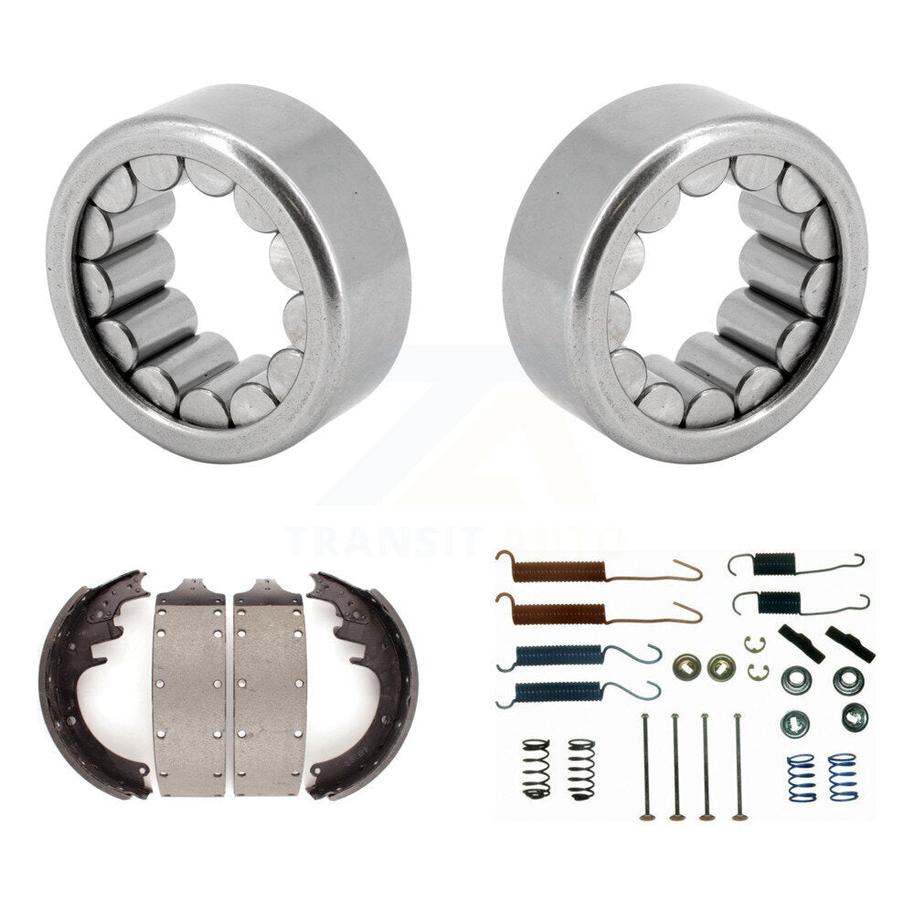 Drum Brake Shoe & Hardware Bearing Rear Kit For Chevrolet K3500 GMC V3500 C3500