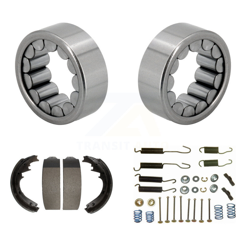 Drum Brake Shoe & Hardware Bearing Rear Kit For Chevrolet Express 1500 GMC V1500