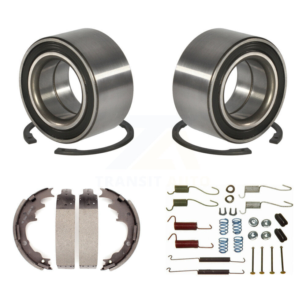 Drum Brake Shoe & Hardware And Bearing Rear Kit For 1998-2002 Ford Ranger EV