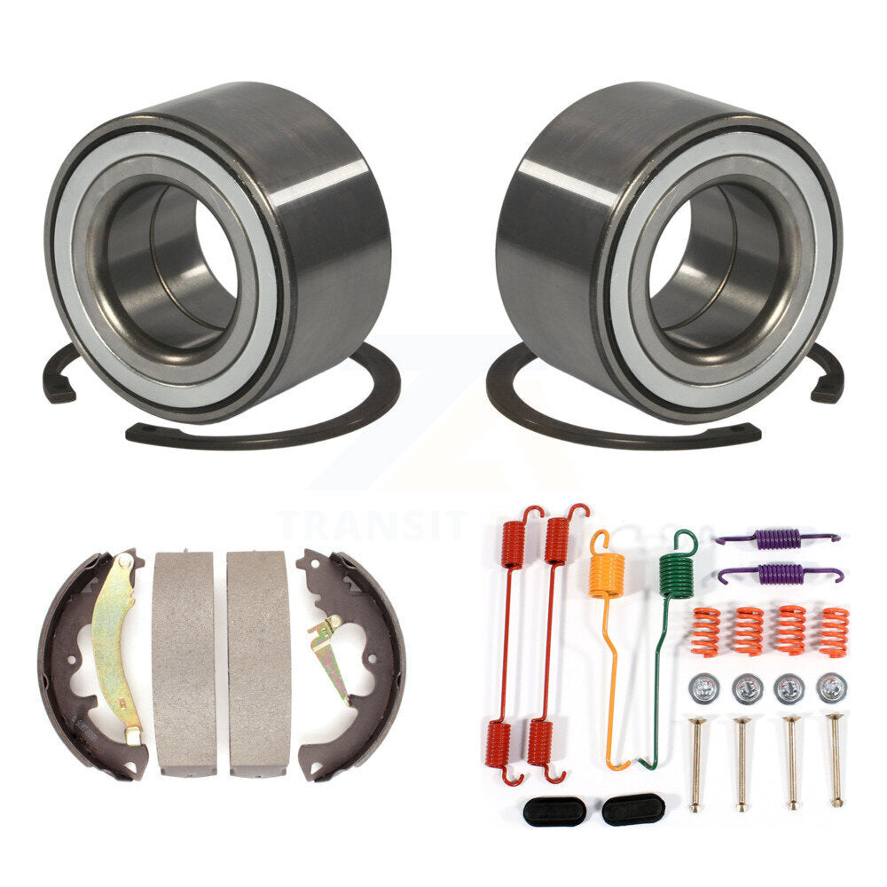 Drum Brake Shoe & Hardware And Bearing Rear Kit For Ford Escape Mazda Tribute