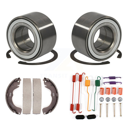 Drum Brake Shoe & Hardware And Wheel Bearing Rear Kit For Mazda Tribute