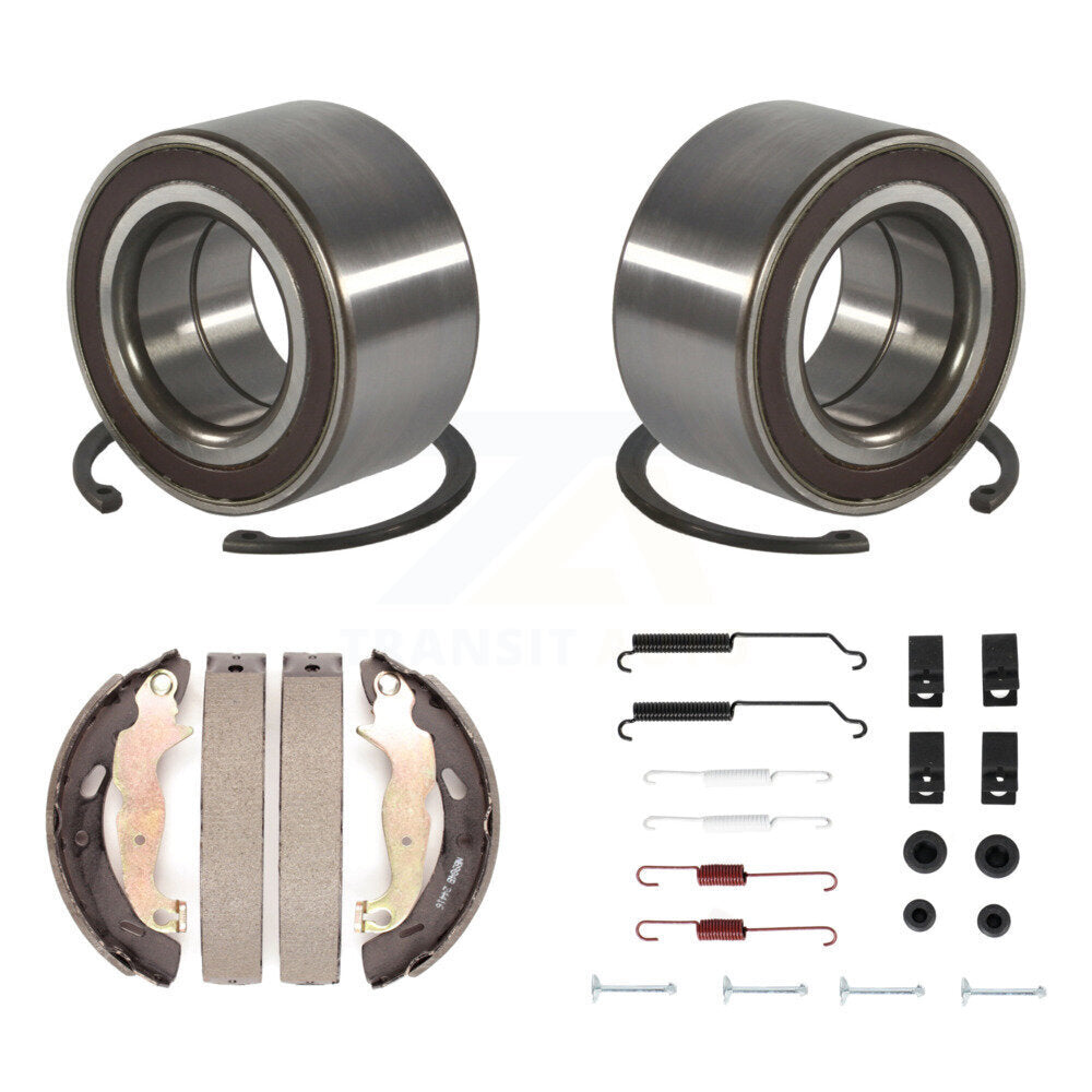 Drum Brake Shoe & Hardware And Wheel Bearing Rear Kit For Ford Fiesta ST