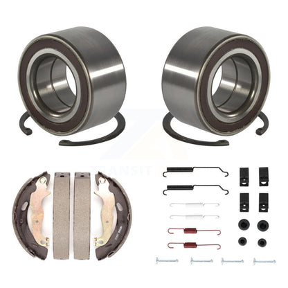 Drum Brake Shoe & Hardware And Wheel Bearing Rear Kit For Ford Fiesta ST