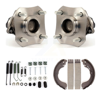 Drum Brake Shoe & Hardware And Hub Bearing Assembly Rear Kit For Nissan Versa