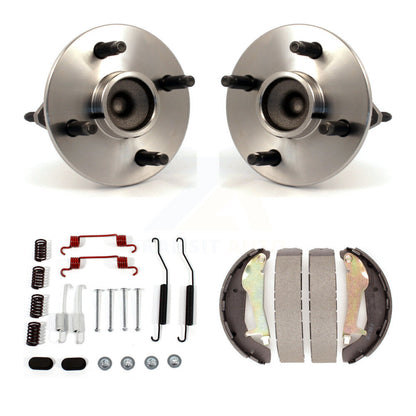 Drum Brake Shoe & Hardware Hub Bearing Rear Kit For Chevrolet Cobalt Pontiac G5
