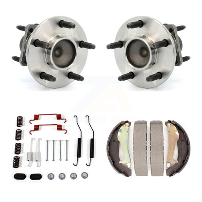 Drum Brake Shoe & Hardware Hub Bearing Rear Kit For Chevrolet Cobalt Pontiac G5