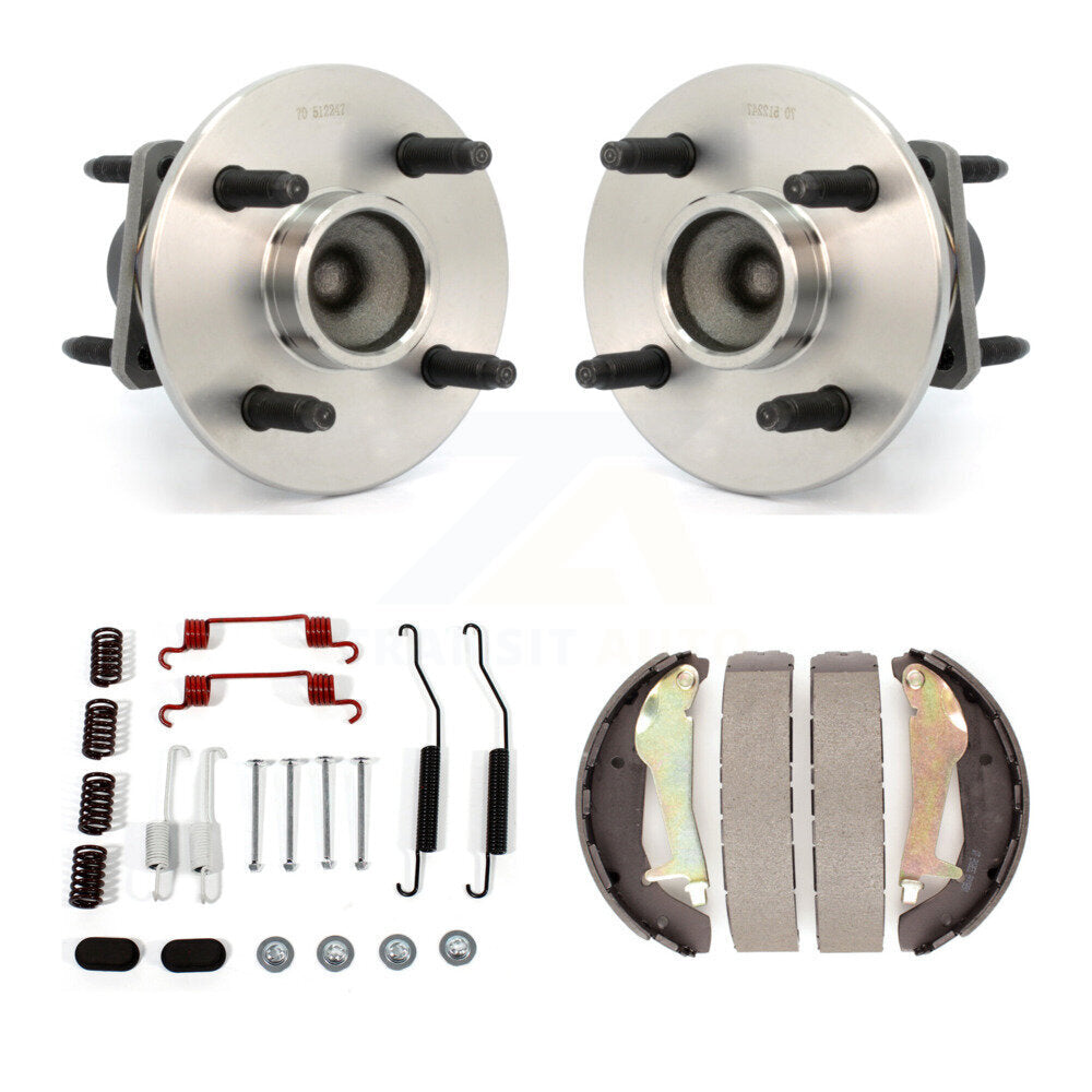 Drum Brake Shoe & Hardware Hub Bearing Rear Kit For Chevrolet Cobalt Pontiac G5