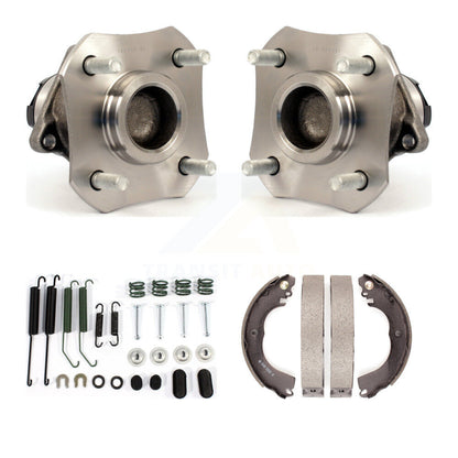 Drum Brake Shoe & Hardware And Hub Bearing Assembly Rear Kit For Nissan Versa