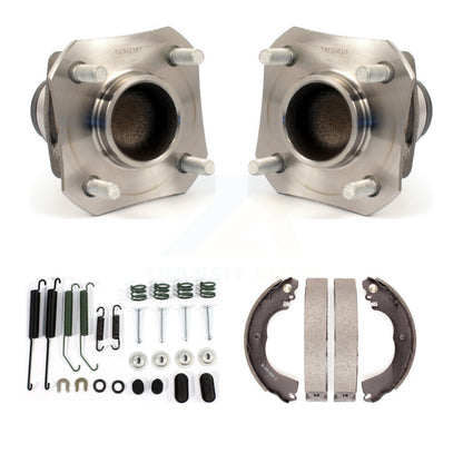 Drum Brake Shoe & Hardware And Hub Bearing Assembly Rear Kit For Nissan Versa