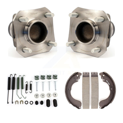 Drum Brake Shoe & Hardware And Hub Bearing Assembly Rear Kit For Nissan Versa
