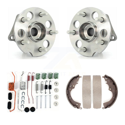 Drum Brake Shoe & Hardware Hub Bearing Rear Kit For 2004-2010 Toyota Sienna AWD