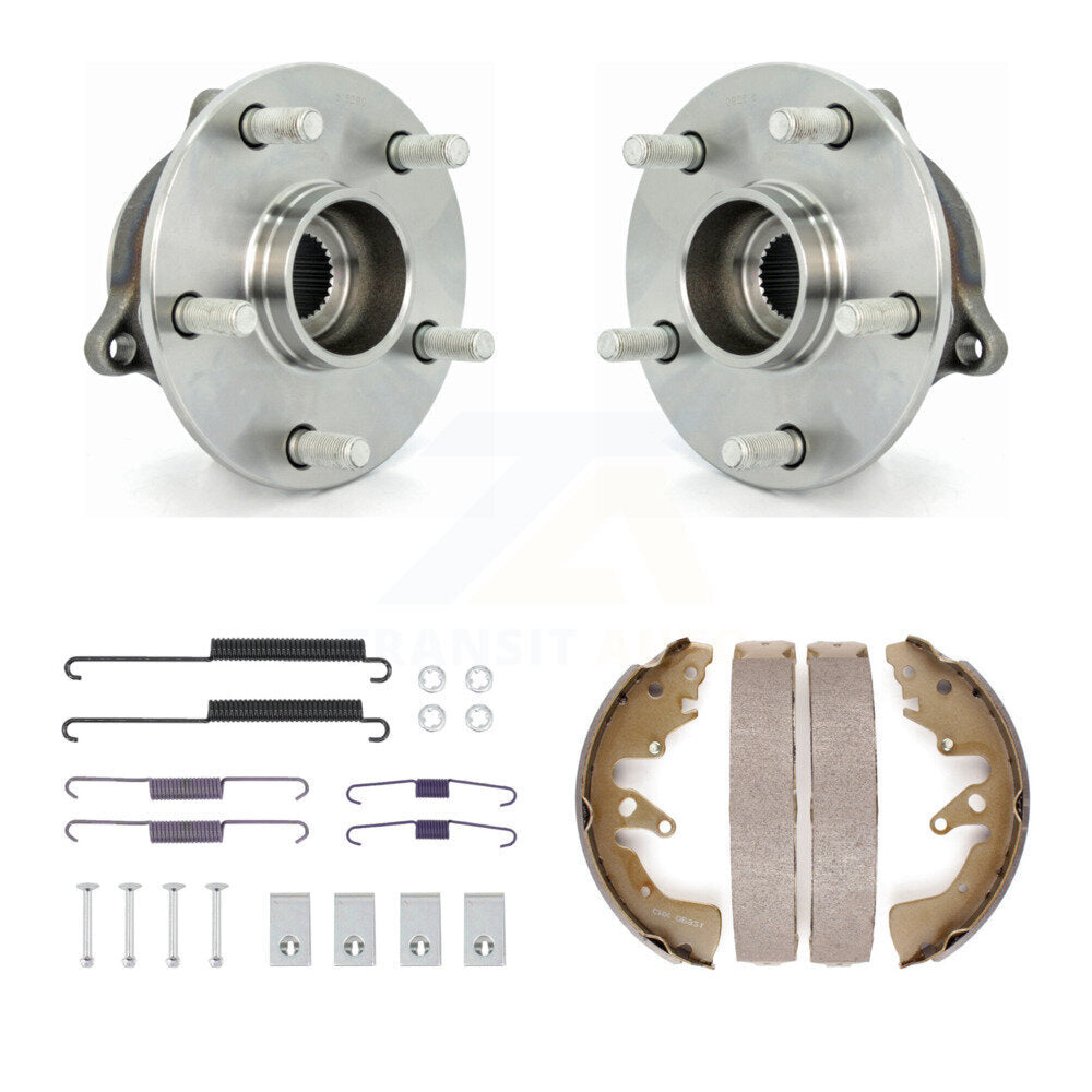 Drum Brake Shoe & Hardware Hub Bearing Rear Kit For 06-08 Suzuki Grand Vitara
