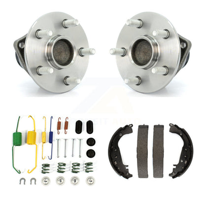 Drum Brake Shoe & Hardware And Wheel Hub Bearing Rear Kit For 2009 Toyota Prius