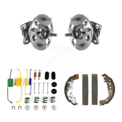 Drum Brake Shoe & Hardware And Hub Bearing Assembly Rear Kit For Toyota Yaris