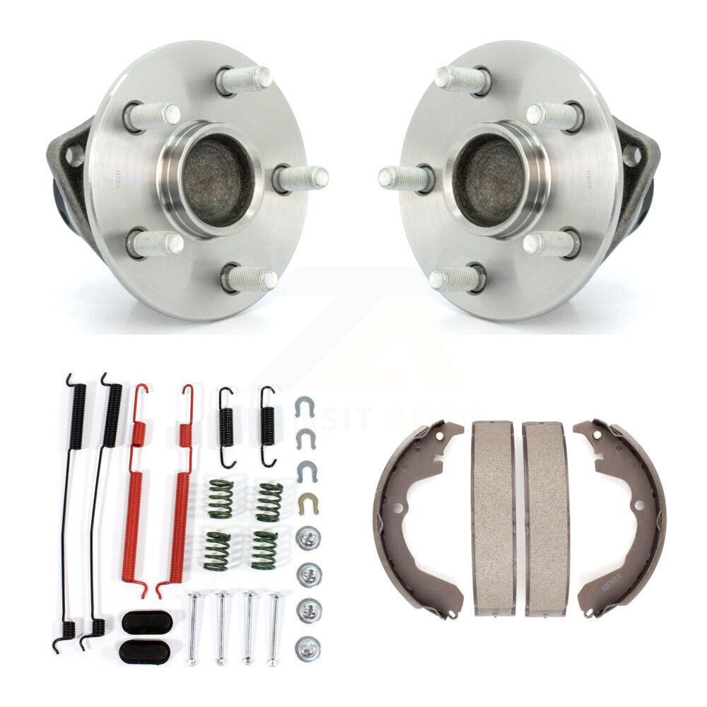 Drum Brake Shoe & Hardware Hub Bearing Rear Kit For Toyota Matrix Pontiac Vibe