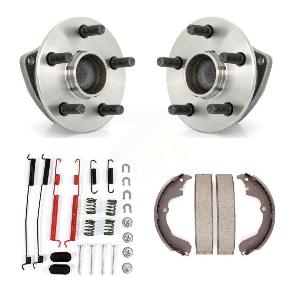 Drum Brake Shoe & Hardware Hub Bearing Rear Kit For Toyota Matrix Pontiac Vibe