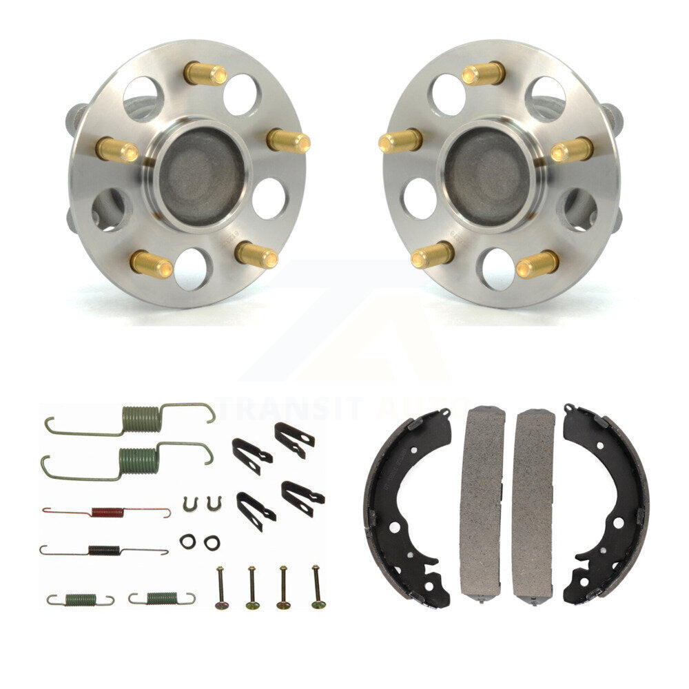 Drum Brake Shoe & Hardware And Hub Bearing Assembly Rear Kit For Honda Civic