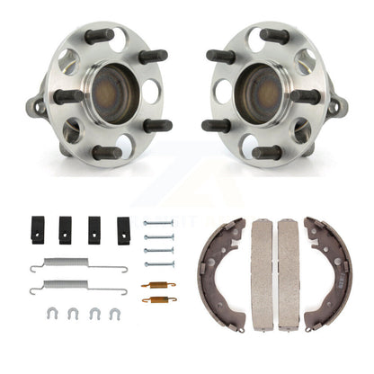 Drum Brake Shoe & Hardware And Hub Bearing Assembly Rear Kit For Honda Civic