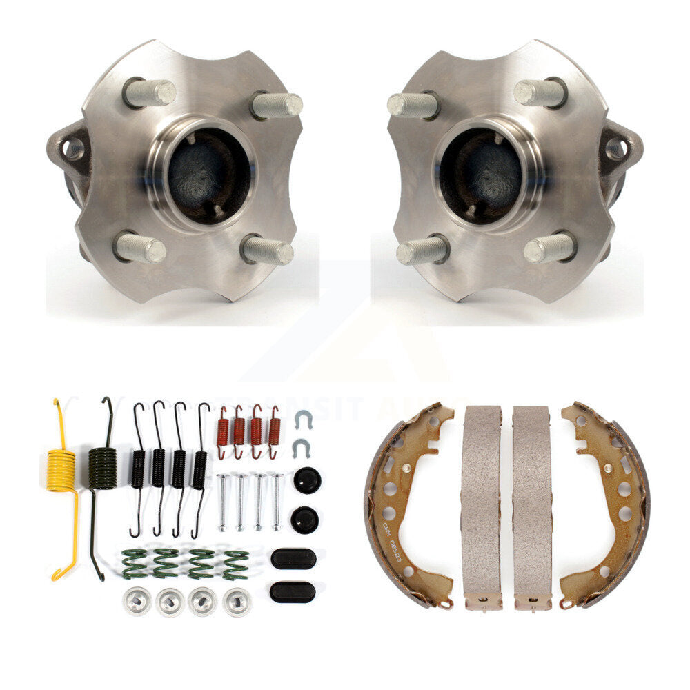 Drum Brake Shoe & Hardware And Hub Bearing Rear Kit For 2004-2006 Scion xB xA