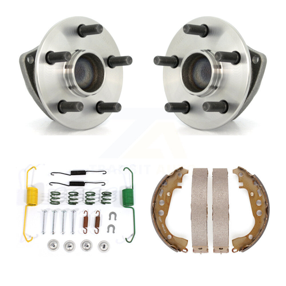 Drum Brake Shoe & Hardware Hub Bearing Rear Kit For 00-05 Toyota Celica Non-ABS