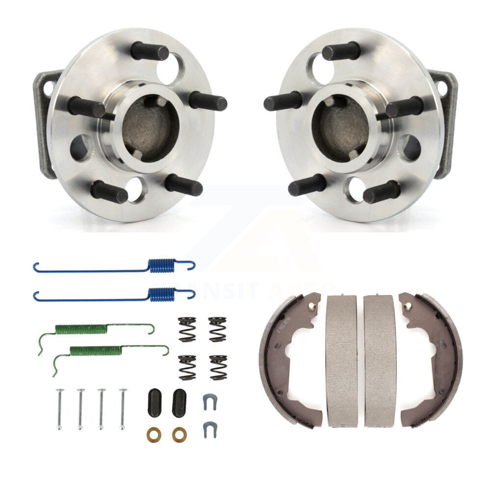 Drum Brake Shoe & Hardware And Hub Bearing Assembly Rear Kit For Pontiac Aztek