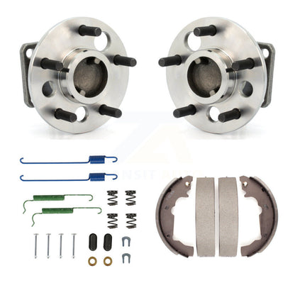 Drum Brake Shoe & Hardware And Hub Bearing Assembly Rear Kit For Pontiac Aztek