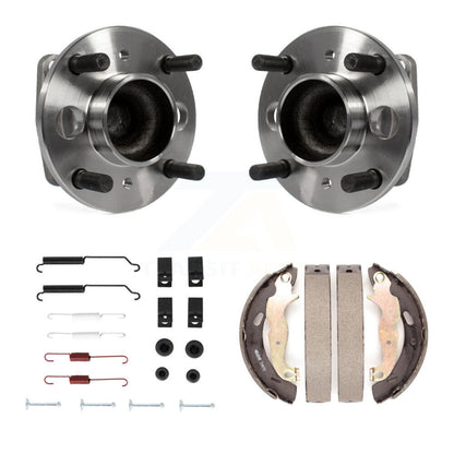 Drum Brake Shoe & Hardware And Hub Bearing Assembly Rear Kit For Ford Fiesta