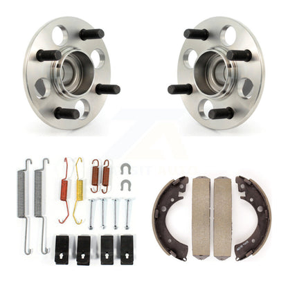 Drum Brake Shoe & Hardware And Hub Bearing Assembly Rear Kit For Honda Civic