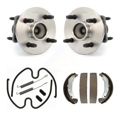 Drum Brake Shoe & Hardware Hub Bearing Rear Kit For Chevrolet Cobalt Pontiac Ion