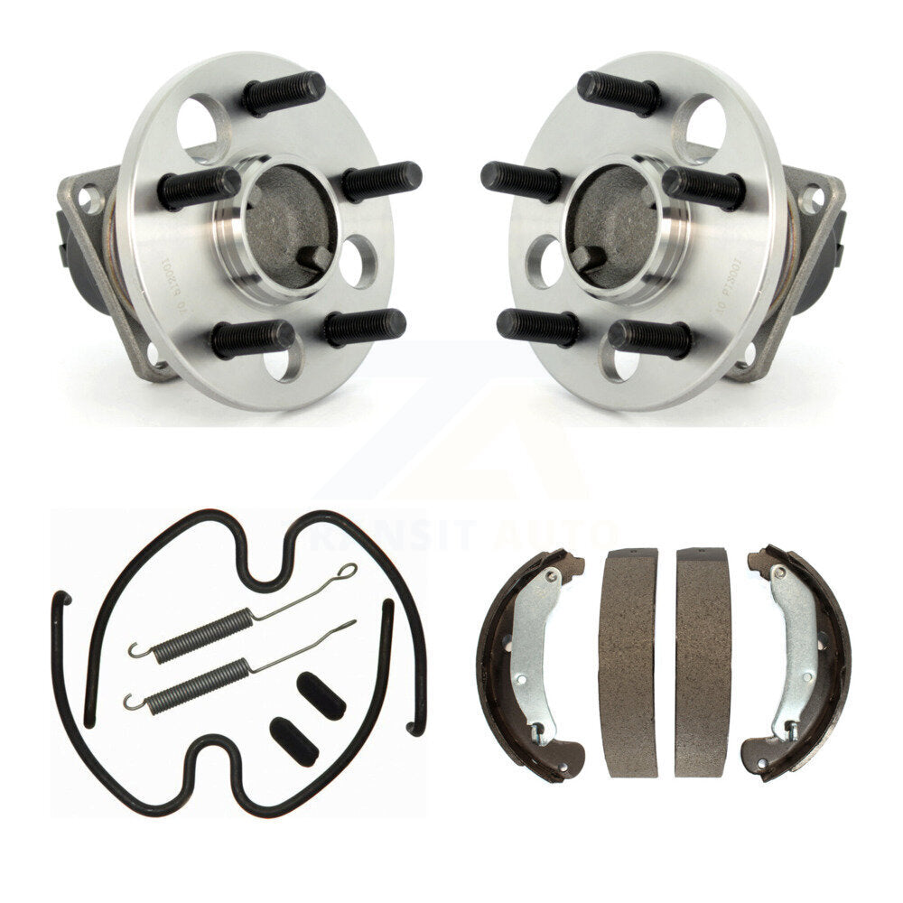 Drum Brake Shoe & Hardware Hub Bearing Rear Kit For Pontiac Sunfire Chevrolet
