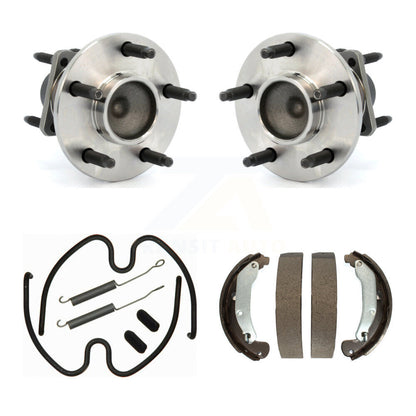 Drum Brake Shoe & Hardware Hub Bearing Rear Kit For Chevrolet Cobalt Pontiac G5