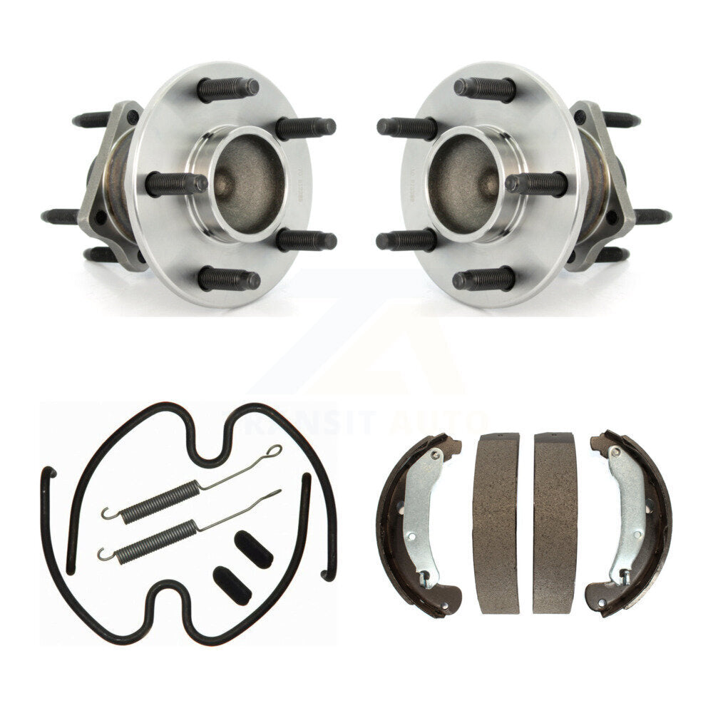 Drum Brake Shoe & Hardware And Hub Bearing Assembly Rear Kit For Chevrolet HHR